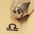 ImpressArt Metal Design Stamp,  6mm ZODIAC LIBRA **NEW**  tol0078