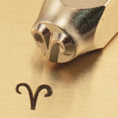 ImpressArt Metal Design Stamp,  6mm ZODIAC ARIES  tol0074