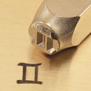 ImpressArt Metal Design Stamp,  6mm ZODIAC GEMINI **NEW** tol0082