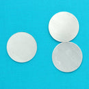 10 Aluminum Metal Stamping Blanks Charms 3/4" CIRCLE DISC TAGS 20 gauge  msb0033