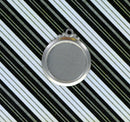 6 Nickel Silver Metal Stamping Blanks Charms 7/8" ARTISAN CIRCLE TAGS 24 gauge . msb0097