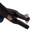 Hole Punch Pliers  1.8mm ROUND hole, punches up to 22 gauge soft metals, extra long jaws, replacement pin included, tol0457