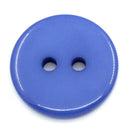 12 ROUND ROYAL BLUE Buttons for Jewelry Making, Scrapbooking, Sewing . 18mm  but0113