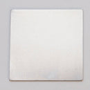 6 LARGE NICKEL SILVER Square Metal Stamping Blanks, 24 gauge  1-1/16" square . Msb0086