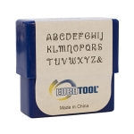 EuroTool Metal Alphabet Letter Stamping Set,  2mm VERONA UPPER CASE Font tol0350