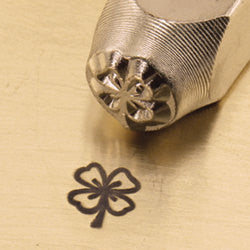 ImpressArt Metal Design Stamp,  6mm 4-LEAF CLOVER   tol0052