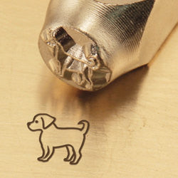 ImpressArt Metal Design Stamp,  6mm PUGGLE Dog  tol0112