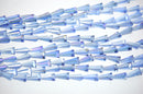 12 Beveled Cone Shape Crystal Beads, SAPPHIRE BLUE AB  11mm x 6mm  bgl0733