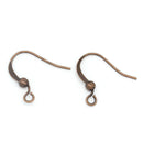 BULK 300 Antiqued COPPER Plated French Hook Earrings Ear Wires (150 pairs)   fin0292