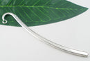 2 Antique Silver Blank Bookmarks Findings 12.5cm (5") fin0018