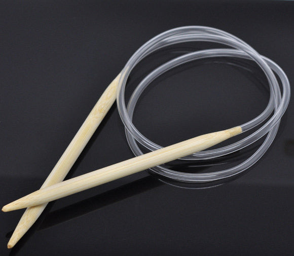 Bamboo Circular Knitting Needles, 100cm (39.5")  Size 11 knt0001