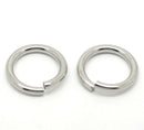 10 Large Thick Silver Tone Open Jump Rings 15mm x 2mm, 12 gauge wire  jum0099