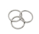 25 Large Thick Silver Tone Open Jump Rings 14mm x 1.5mm, 15 gauge wire  jum0045a