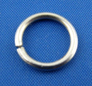 BULK 100 Large Thick Silver Tone Open Jump Rings 12mm x 1.17mm, 17 gauge wire  jum0044