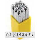 ImpressArt Metal Number Stamping Set,  3mm NEWSPRINT  tol0147