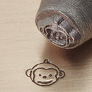 6mm MONKEY FACE Metal Stamp, ImpressArt Metal Design Stamp, tol0106