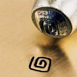 ImpressArt Metal Design Stamp,  3mm SQUARE SWIRL  tol0047