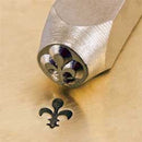 ImpressArt Metal Design Stamp,  6mm FRENCH LILY Fleur de Lis  tol0021