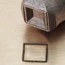 ImpressArt Metal Design Stamp, 6mm SQUARE CUBE, Baby Block Metal Stamp, tol0097