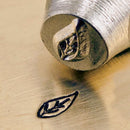 ImpressArt Metal Design Stamp,  6mm LEAF, Right Facing  tol0099