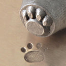 ImpressArt Metal Design Stamp,  3mm SMALL PAW PRINT tol0277