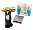ImpressArt Metal Design Stamping KIT Set, BALLROOM BOOGIE 3mm lowercase, hammer, steel block tol0273