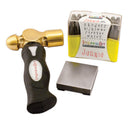 ImpressArt Metal Design Stamping KIT Set, JEANIE 4mm lowercase, hammer, steel block tol0274