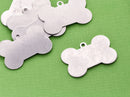 5 pcs. ALUMINUM Metal Stamping Blanks Charms 41mm x 27mm Dog Bone Tag, 20 gauge msb0046