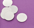 2 pcs. ImpressArt Soft Strike ALKEME' (tm) Metal Stamping Blanks Charms 1 1/4" (31mm) Round Circle Disc Tag msb0009