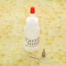 Crystal Ninja Precision Glue Bottle & Fine Tip, for use with water-based adhesives, gluing bottle, tol0247