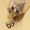 ImpressArt Metal Design Stamp,  6mm SANDALS Flip Flops  tol0060