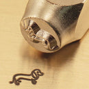 ImpressArt Metal Design Stamp,  6mm DACHSHUND Dog tol0111