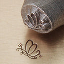 ImpressArt Metal Design Stamp,  6mm BUTTERFLY SWIRL 2 tol0102