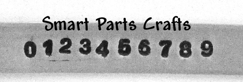 1.5mm Economy SANS SERIF NUMBERS Metal Stamping Set,  Small 1.5mm (1/16")  tol0148