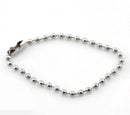 10 Key Chain Ball Chain Connectors, 12cm long (4 3/4")  fch0089