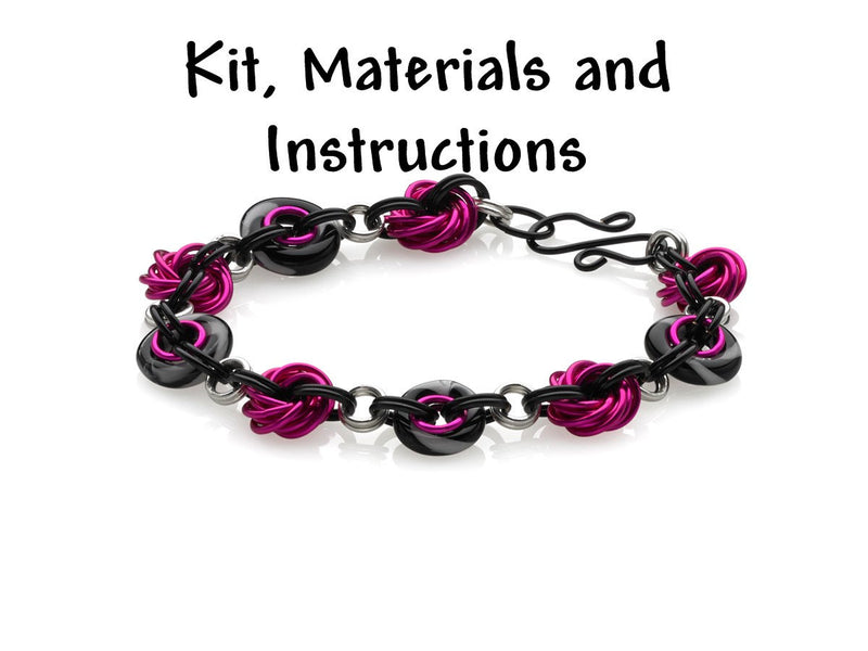 DIVA Inspiral Weave Bracelet Chain Mail Weave Got Maille Kit, includes materials, full color instructions kit0039