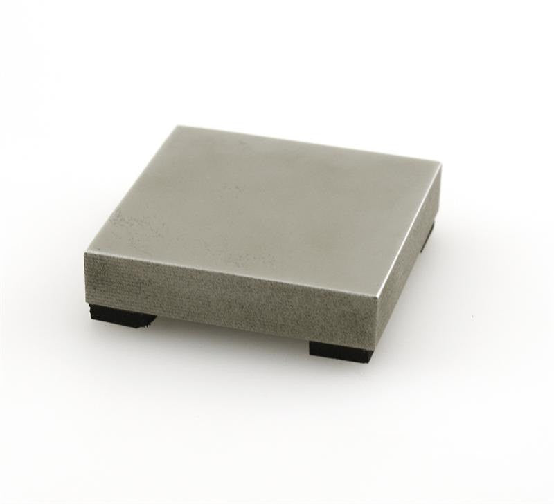 Steel Bench Block for metal stamping, small 2.25" square  tol0151