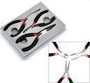 3 piece Beginner Jewelry Maker's Tool Set, flush cutters, chain nose pliers, round nose pliers, storage case tol0218