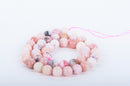 9mm PINK PERUVIAN OPAL Gemstone Beads Round, full strand, 45 beads, gop0004