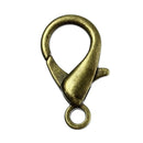 5 Large Bronze Tone Metal Lobster Clasps  23mm x 12mm  fcl0017