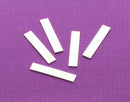 2 Sterling Silver Rectangle Metal Stamping Blanks, for bar pendants, dead soft, 20 gauge, 1.25" x 1/4" pms0261