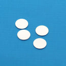 4 Premium Sterling Silver CIRCLE DISC Metal Stamping Blanks, for hand stamping, 22 gauge, 1/2" pms0003