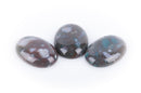 2 Oval Gemstone Cabochons, 25x18mm, INDIAN AGATE cab0048