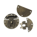 5 Antiqued Bronze Metal Hinge for Framing, Crafts, Boxes, butterfly  fin0026