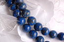 Full Strand Round LAPIS LAZULI  Beads 11mm   gla0007
