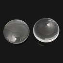 10 LARGE Clear Glass Domed Cabochons  38mm or 1-1/2" inch for Bottlecaps, Pendants, Jewelry Making,  Scrapbooking cab0336