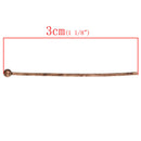 500 Copper Ball Head Pins, 1-1/8" long (30mm)  21 gauge pin0013