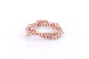 8x6mm Metallic Pearl LIGHT CARAMEL BROWN Opaque Crystal Glass Faceted Rondelle Beads . 1 Strand, bgl0080