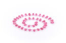 5 RASPBERRY HOT PINK Jade Teardrop Beads, 10x5.5mm gjd0032