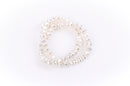 6x4mm Metallic Pearl SILVER MOONLIGHT Opaque Crystal Glass Faceted Rondelle Beads . 1 Strand, bgl0077